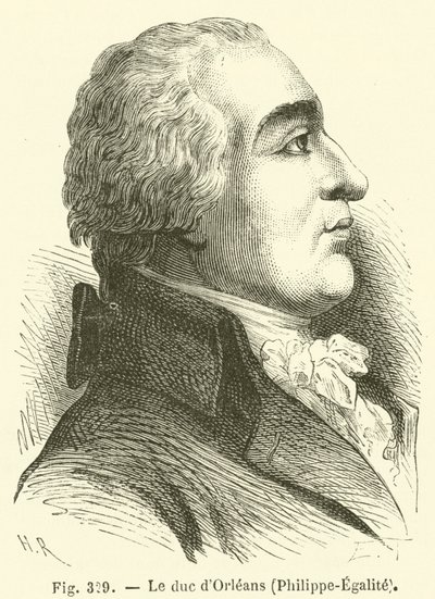 Der Herzog von Orleans, Philippe-Egalite von French School